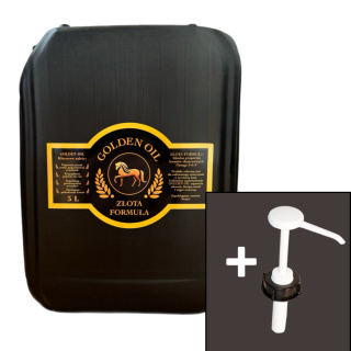 Golden Oil - Złota formuła Omega 3-6-9 - 10L z pompką dozującą