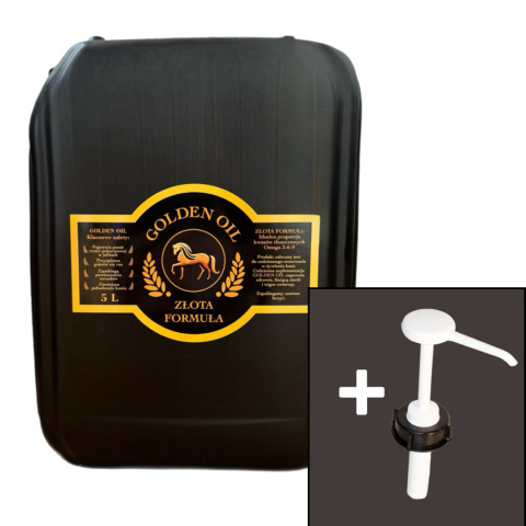 Golden Oil - Złota formuła Omega 3-6-9 - 10L z pompką dozującą