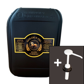 Golden Oil - Złota formuła Omega 3-6-9 - 20L z pompką dozującą