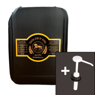 Golden Oil - Złota formuła Omega 3-6-9 - 5L z pompką dozującą